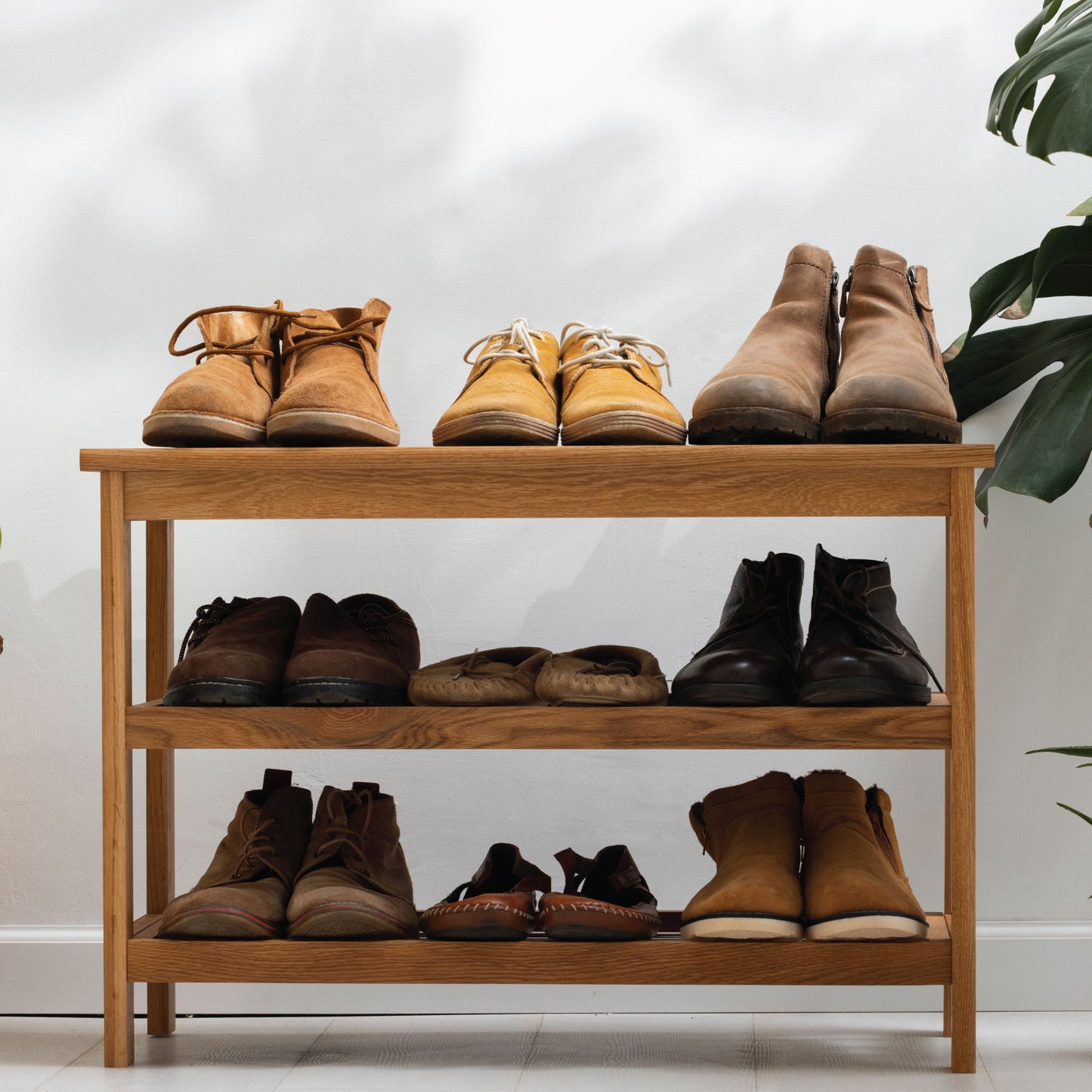 Wooden Shoe Rack